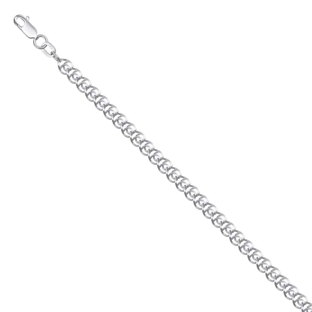 Цепь НЦ22-087Ю-3 d0.5 серебро