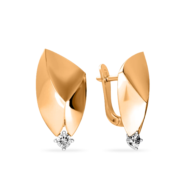 Серьги 01-216494 золото