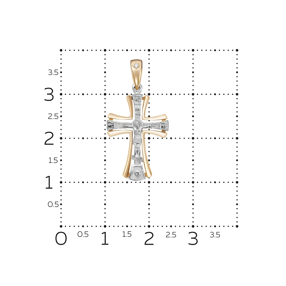 Крест христианский 8042-151-00-00 золото