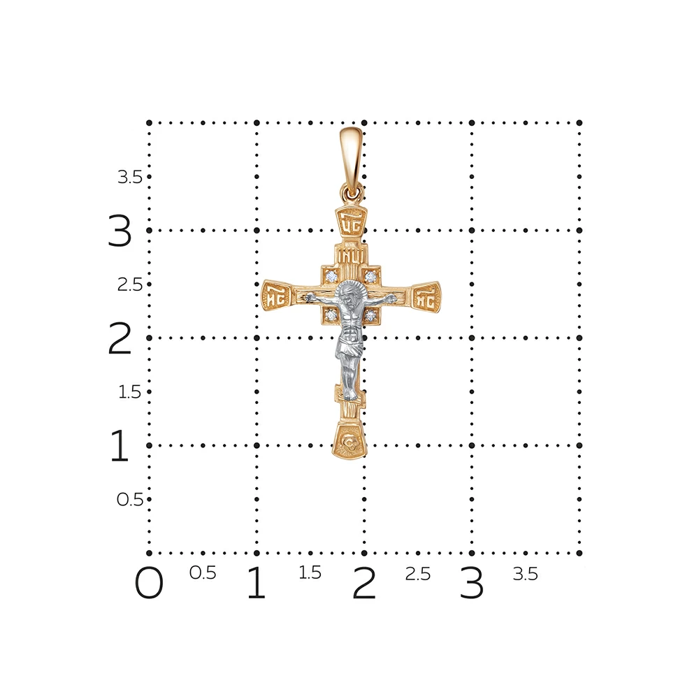 Крест христианский 8047-151-00-00 золото