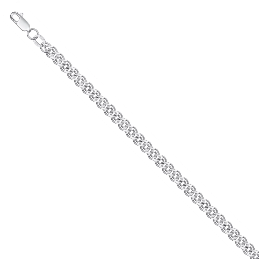 Цепь НЦ22-200Ю-3 d0.60 серебро Полновесная