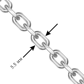 Цепь НЦ22-206АЮ-3 d1.80 серебро Полновесный_1