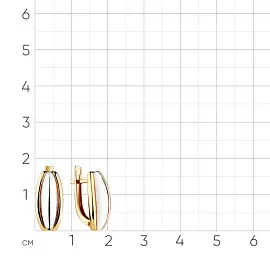 Серьги 002-0451-0000-011 золото_1