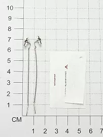 Серьги продевки 02-3240.0ЭМ3-00 серебро Крест_1