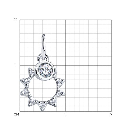 Подвеска 94032866 серебро Солнце