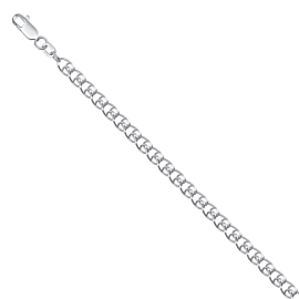 Цепь НЦ22-087Ю-3 d0.60  серебро Полновесная