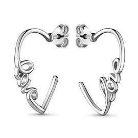 Серьги 33697.5 серебро LOVE