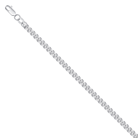 Цепь НЦ22-200Ю-3 d0.50* серебро Полновесная